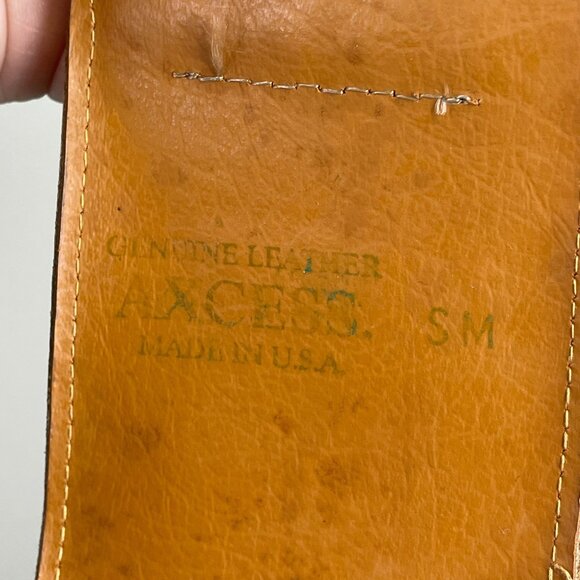 Womens Vintage Suede Leather Brass Filigree Wide Stretch Belt Heritage Boho 3" - Picture 11 of 11